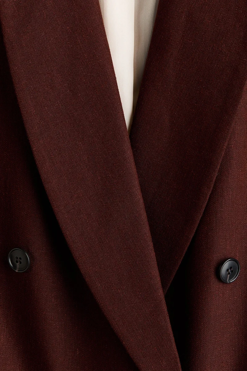 H&M  Linen-blend blazer for Women | Best Price UAE