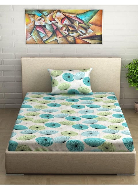 2 Piece Flat Single Bedsheet set (1pc Single Bedsheet 135x220cm +1 pc Pillow Case 46x70cm Polyeseter,Assorted Design and Color Kids Bedsheet Batchelor Bedsheet Bedroom