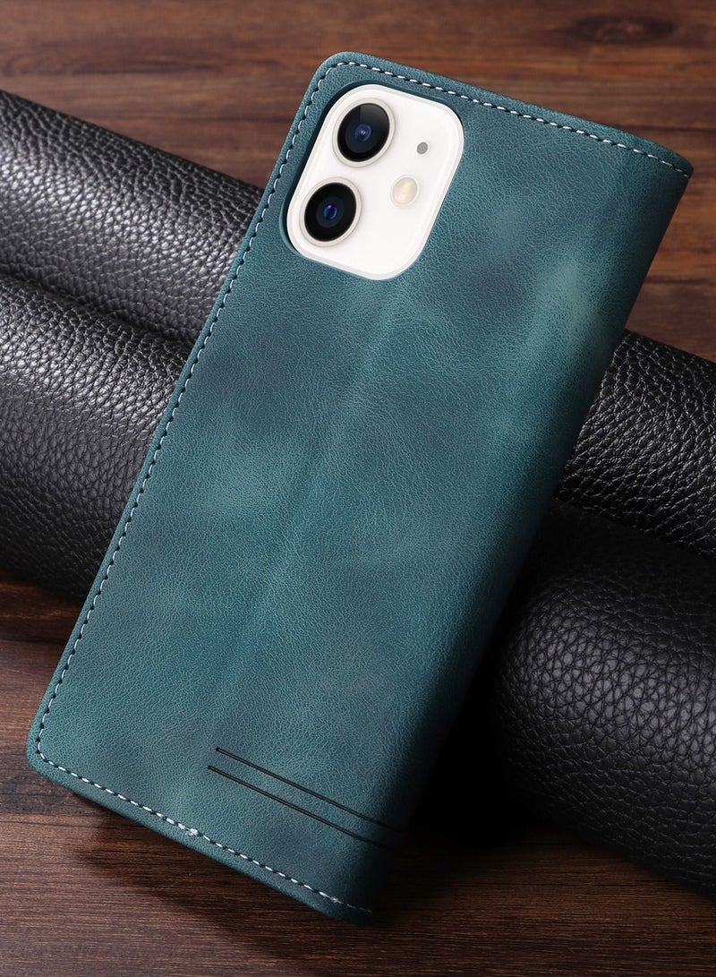 Suteni Flip Cover Leather Protective Hidden Card Slots Phone Case for iPhone - Image 2