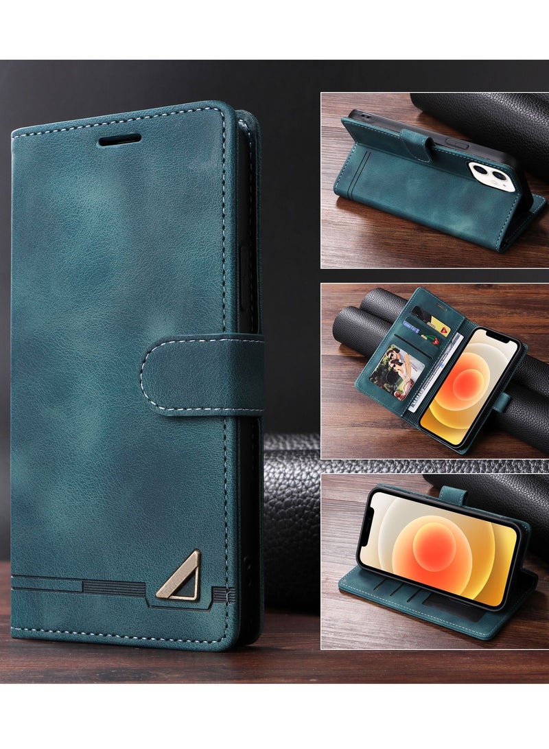 Suteni Flip Cover Leather Protective Hidden Card Slots Phone Case for iPhone - Image 3