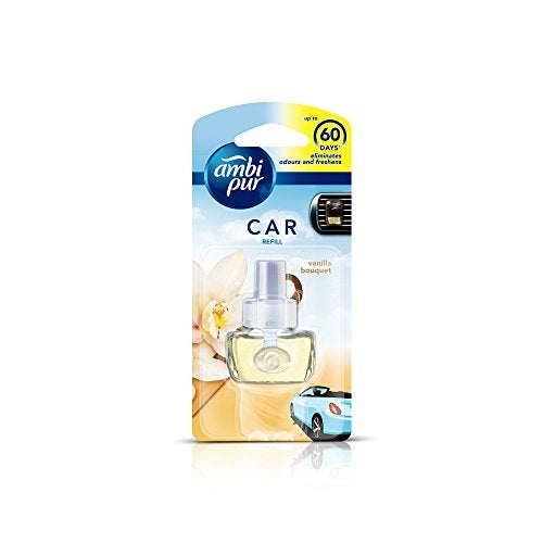 Auto Pearl Ambi Pur Car Air Freshener Refill, Vanilla Bouquet, Aerosol, 7.5 Ml - Image 1