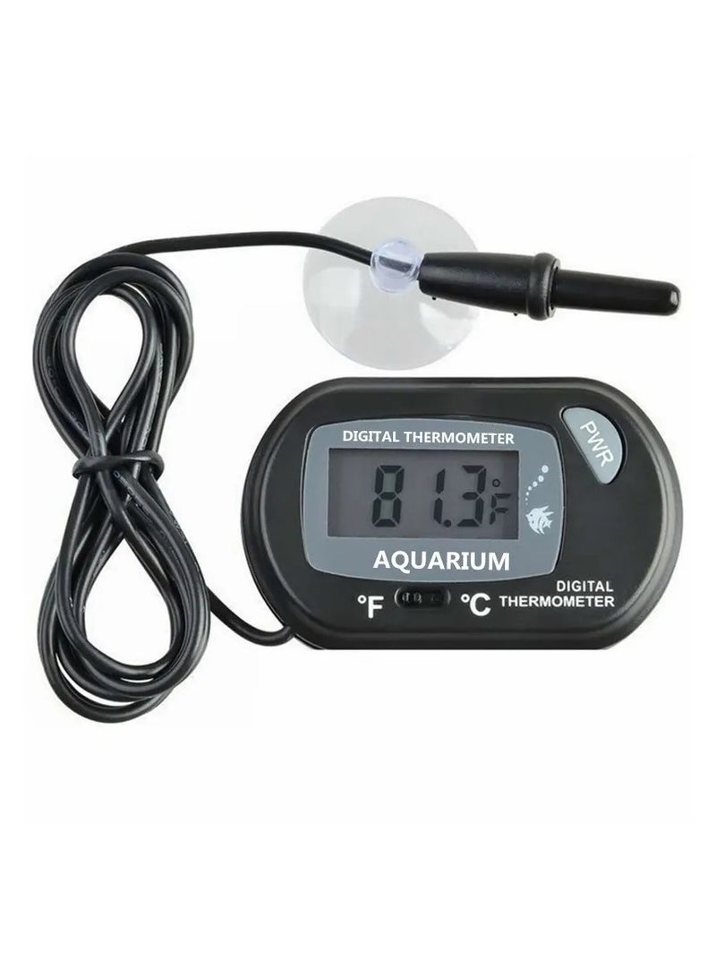 Aquarium Tank Electronic Thermometer Waterproof LCD Digital Display - Image 3