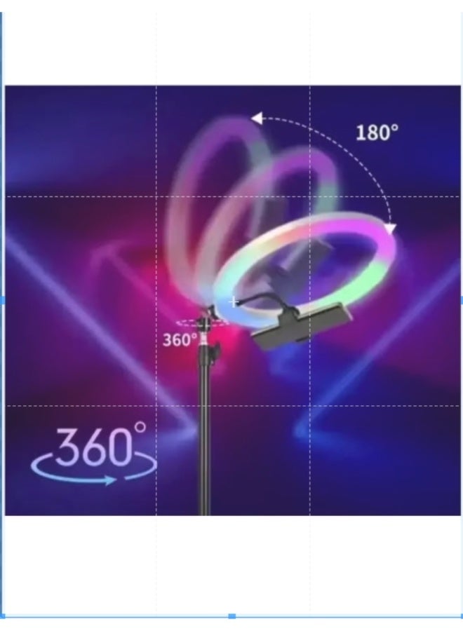 3D Multi-Color RGB LED 3D-33 Ring Light For Photography Vlogging And Reels - Image 1