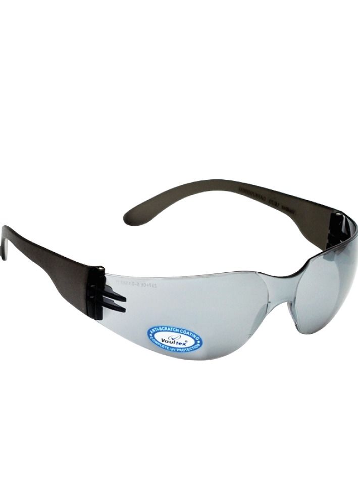 Vaultex UV Protection Anti Scratch Resistant Safety Goggles Working Eye Protection Spectacles Grey Lens