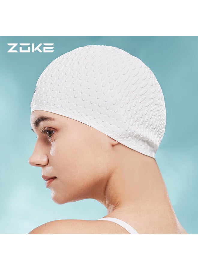 Zoke Silicone Swim Cap, Waterproof, Hair And Ear Protection, Water Drop Cap, Uni, Comfortable, Non-constricting, 619503201-3 - Image 2