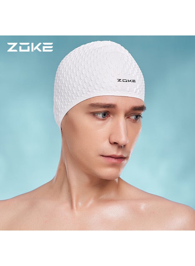 Zoke Silicone Swim Cap, Waterproof, Hair And Ear Protection, Water Drop Cap, Uni, Comfortable, Non-constricting, 619503201-3 - Image 4