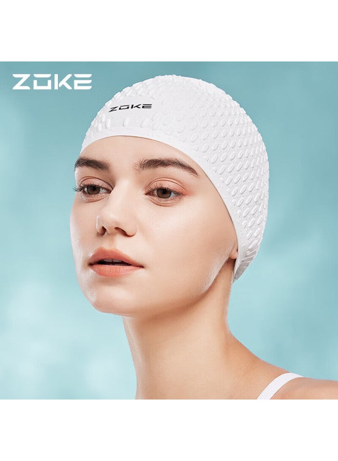 Zoke Silicone Swim Cap, Waterproof, Hair And Ear Protection, Water Drop Cap, Uni, Comfortable, Non-constricting, 619503201-3 - Image 3