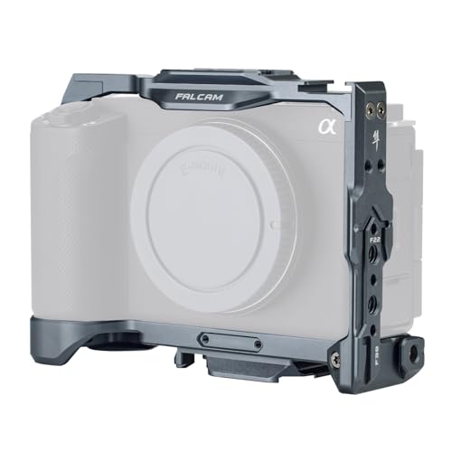 FALCAM ZV-E1 Full Camera Cage for Sony ZV-E1,Gery,Compaitable with F22,F38 and F50 Quick Release System-C00B3501 - Image 1