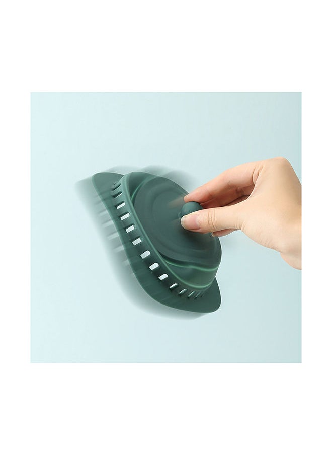 Y&D Silicone Anti-Clogging Floor Drain Sink Stopper Dark Green 15cm  - Image 3
