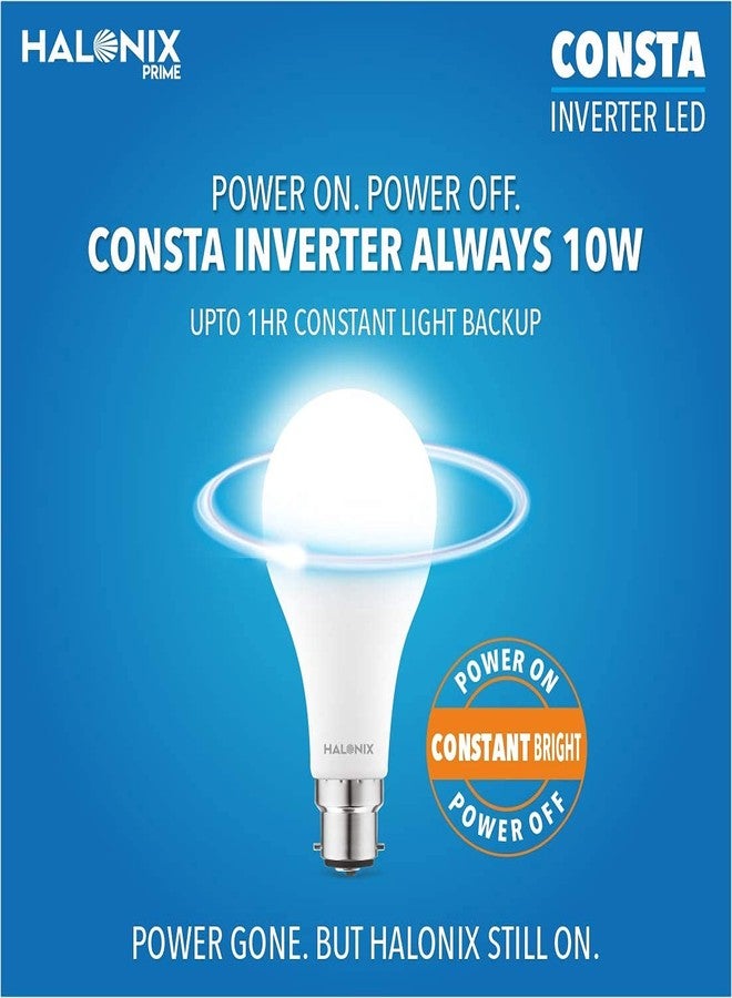 Halonix 10 watt_hours B22 LED White Bulb, Pack of 3 - Image 2