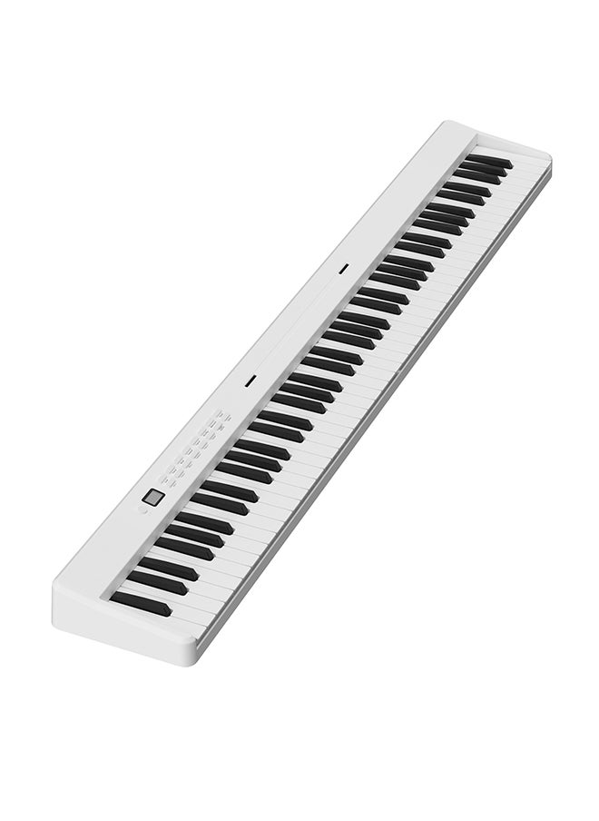 Folding Piano Keyboard, 88 Key Semi Weighted Keyboards Electric Piano, Full Size Keyboard Portable Digital Piano with Sustain Pedal, Handbag, Bluetooth, USB MIDI for Beginner, Adult