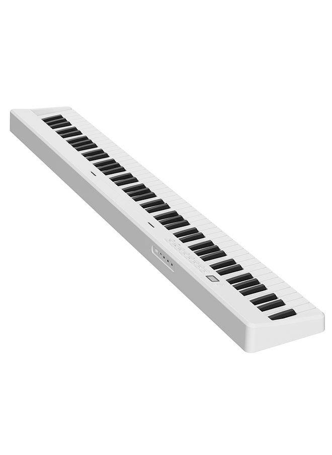 Folding Piano Keyboard, 88 Key Semi Weighted Keyboards Electric Piano, Full Size Keyboard Portable Digital Piano with Sustain Pedal, Handbag, Bluetooth, USB MIDI for Beginner, Adult