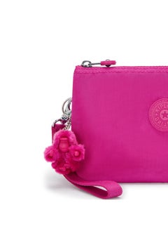 kipling Creativity Xl Glowing Fuchsia Extra Large Purse  - Image 5