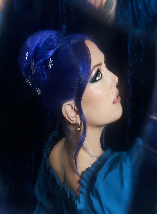 ARCTIC FOX صبغة شعر أركتيك فوكس شبه دائمة، نباتية وخالية من القسوة، مرطبة، خالية من الأمونيا، خالية من البيروكسيد، أزرق منتصف الليل، ساحرة، 5.6 أونصة سائلة - Image 3