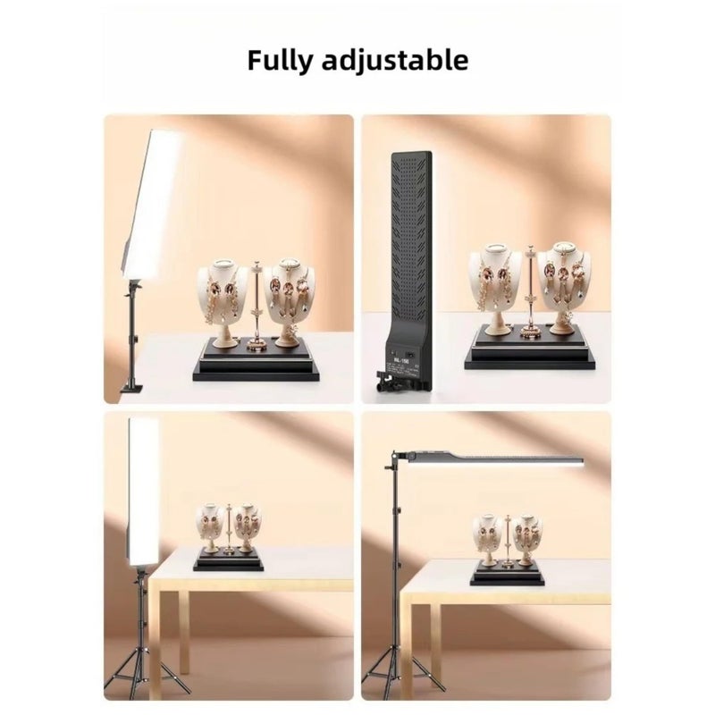 LED Video Professional Photography Fill light 3lighting Modes Kit | RL 19 | With Stand 2Meters, With Remote | Ringlight | Studio Lights for YouTube, Game Streaming MakeUp Artist, Social Media TikTok - Image 2