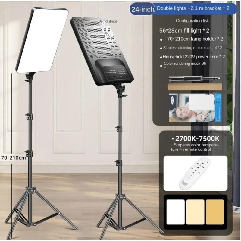 LED Video Professional Photography Fill light 3lighting Modes Kit | RL 19 | With Stand 2Meters, With Remote | Ringlight | Studio Lights for YouTube, Game Streaming MakeUp Artist, Social Media TikTok - Image 3