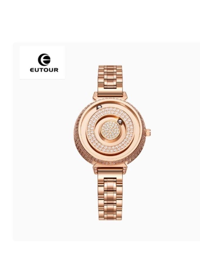 EUTOUR Magnetic Bead Concept Watch Fashion Luxury Business Quartz Watch - Image 1