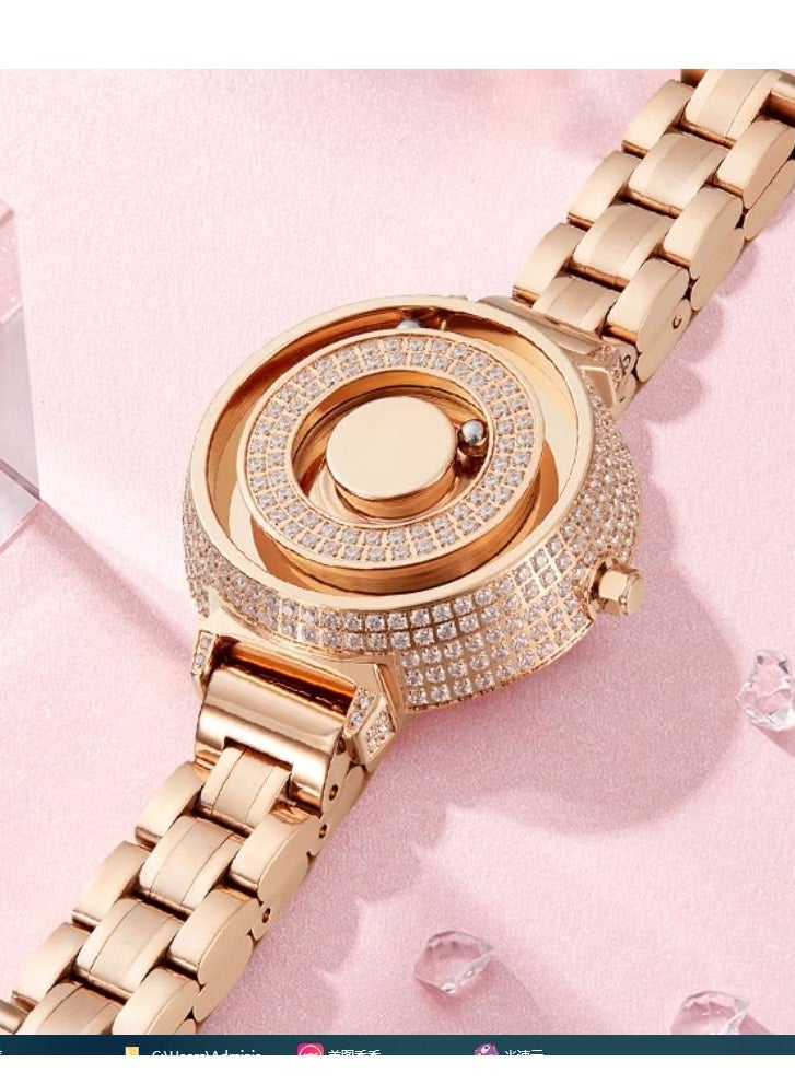 EUTOUR Magnetic Bead Concept Watch Fashion Luxury Business Quartz Watch - Image 4