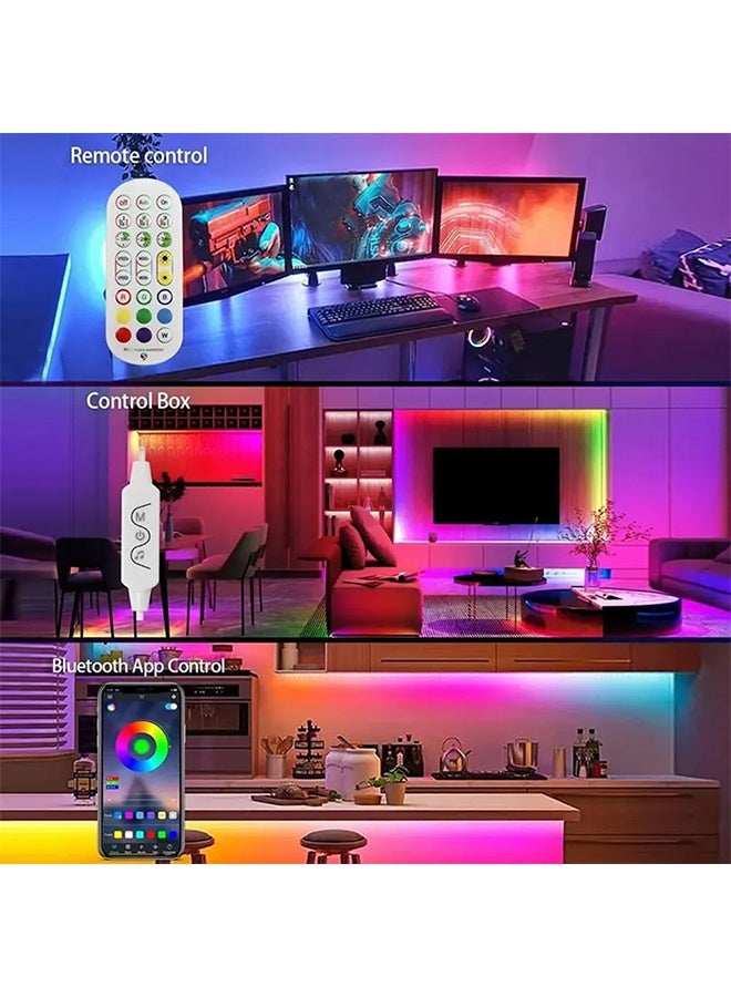 يان تي الأضواء النيونية RGBIC القابلة للانحناء (2 متر): تحكم عبر تطبيق بلوتوث بمنفذ USB 5V، مزامنة مع الموسيقى وتغيير ألوان تلقائي، مقاومة للماء ومثالية لديكور غرف النوم والمنزل.  - Image 3