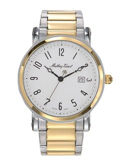 Mathey-Tissot City Metal White Dial Men's Watch HB611251MBG, Analog Display and Stainless Steel Strap, White  - Image 1