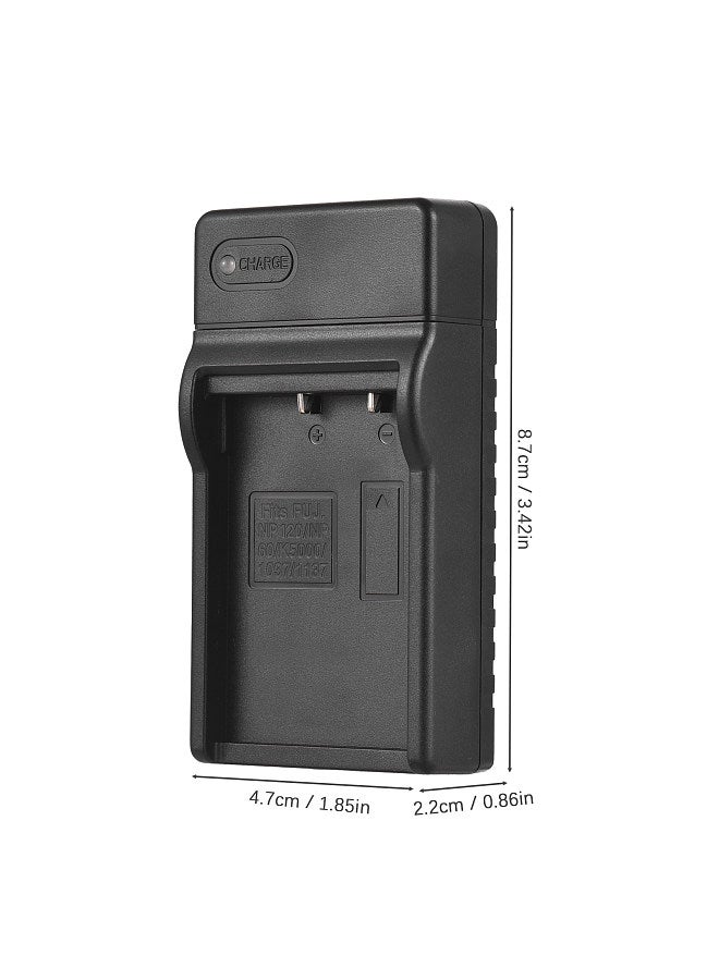 NP-120 Battery Charger with LED Indicator Type-C Port & USB Cable Compatible with ORDRO HDR-AC3/ HDR-AC5/ HDR-AZ50/ HDR-V12/ HDR-V7 plus Digital Video Camera Camcorder Batteries
