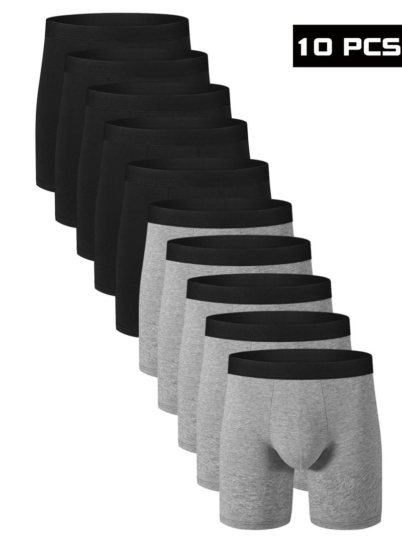 RedMapleTEK 10 Pairs Men's Soft Cotton Briefs - Image 1