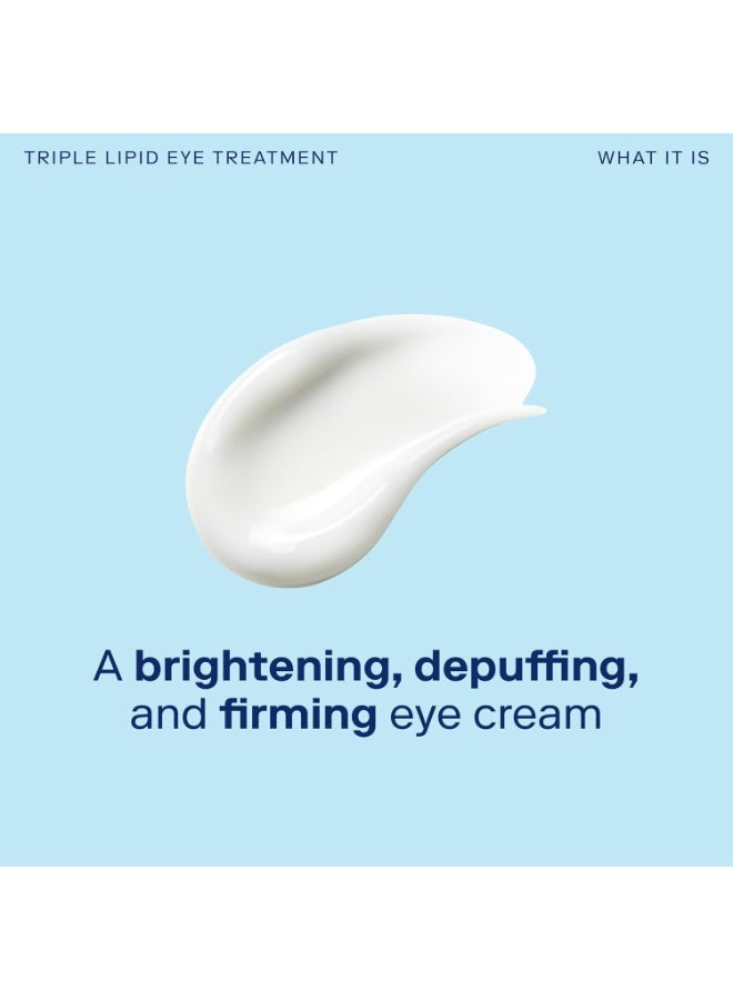 Skinfix Skinfix Barrier+ Triple Lipid Eye Treatment: Infused with Caffeine, Niacinamide, and Peptides for Depuffing, Tightening, and Under-Eye Brightening, 15 ml  - Image 2