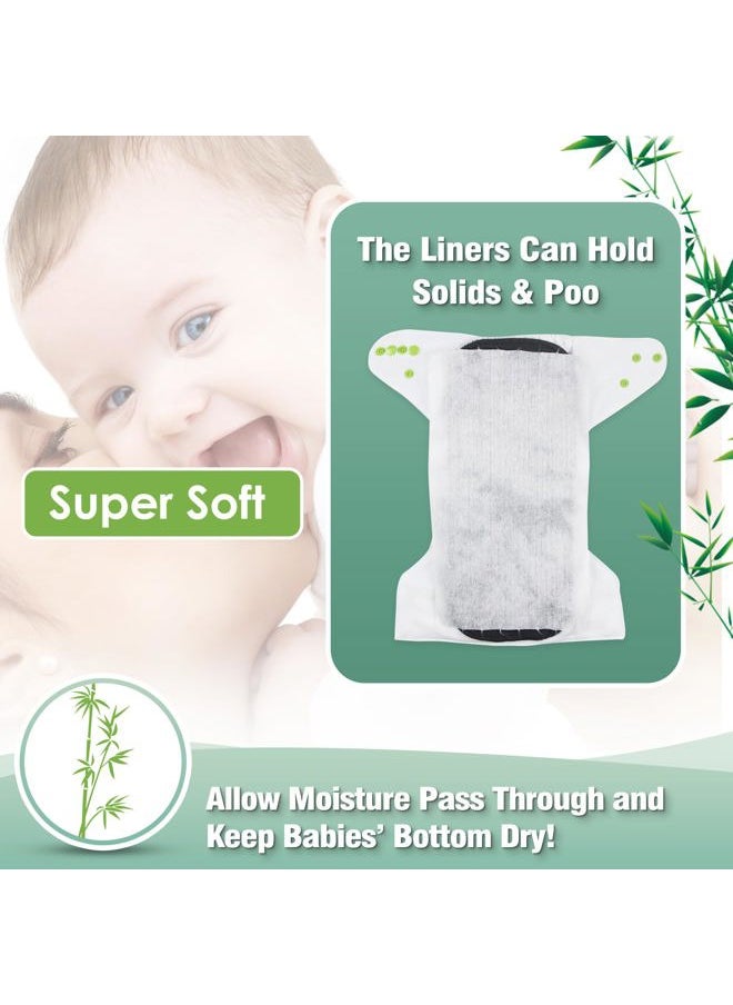 Unscented Diaper Liners,Fragance Free and Chlorine Free - 100 Sheets Per Roll (1 Roll)