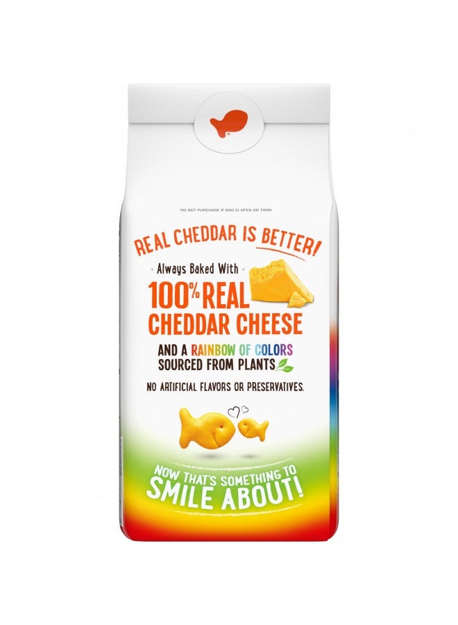 Pepperidge Farm Goldfish Colors Cheddar Cheese Crackers, Baked Snack Crackers, 6.6 Oz Bag  - Image 3