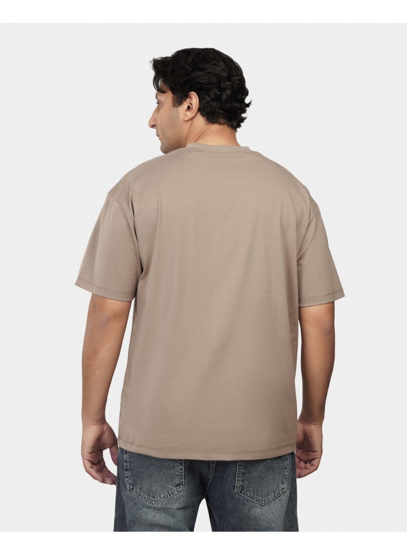 TORINESE "Bandung Taupe" Graphic Oversize - Image 2