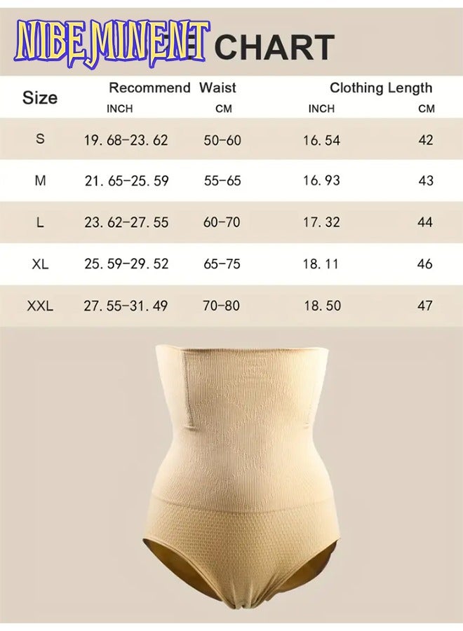 NIBEMINENT 1 Pcs High Waist Shaping Panties Waist Trainer Body Shaper Tummy Sheath Woman Flat Belly Control Panties Hip Butt Lifter Briefs Panty Women Underwear Shapewear - Image 4