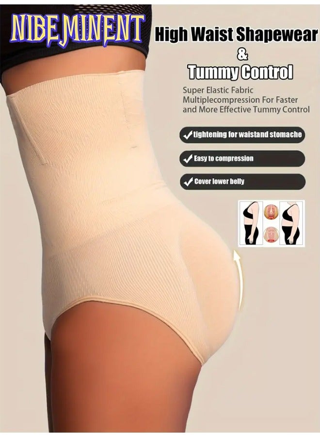 NIBEMINENT 1 Pcs High Waist Shaping Panties Waist Trainer Body Shaper Tummy Sheath Woman Flat Belly Control Panties Hip Butt Lifter Briefs Panty Women Underwear Shapewear - Image 3