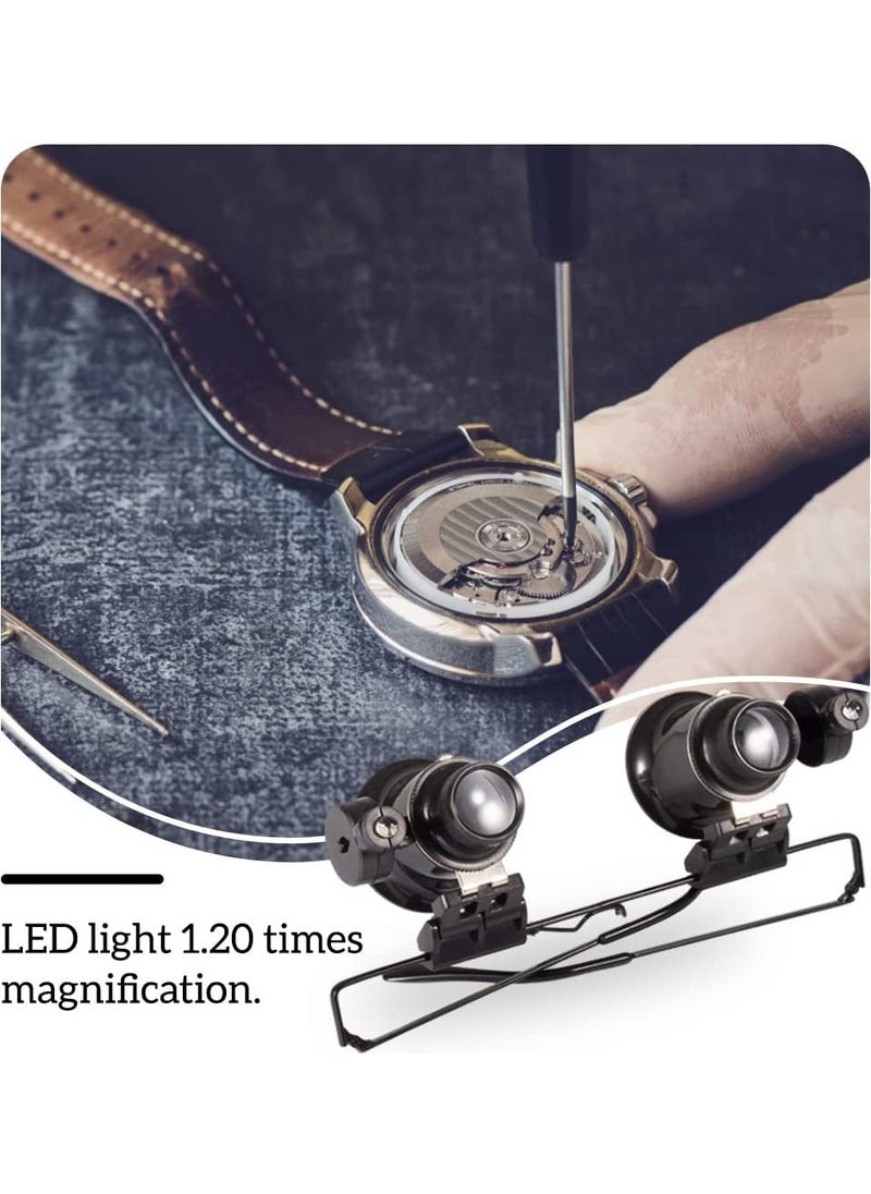 Techmaster Glasses Type LED Lighted Magnifier  - Image 5