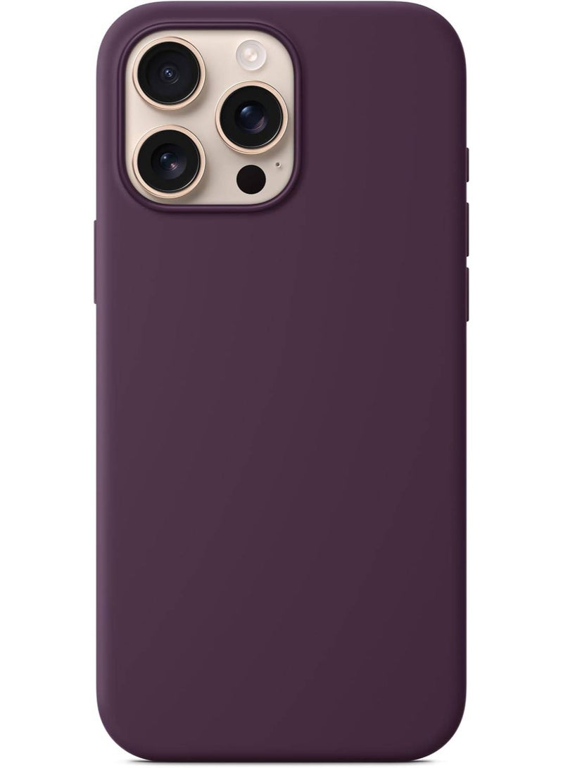 iPhone 16 pro Max Case Upgrade Defender Silicone Cover ShockProof Anti-Scratch Protective Phone Case (PURPLE)
