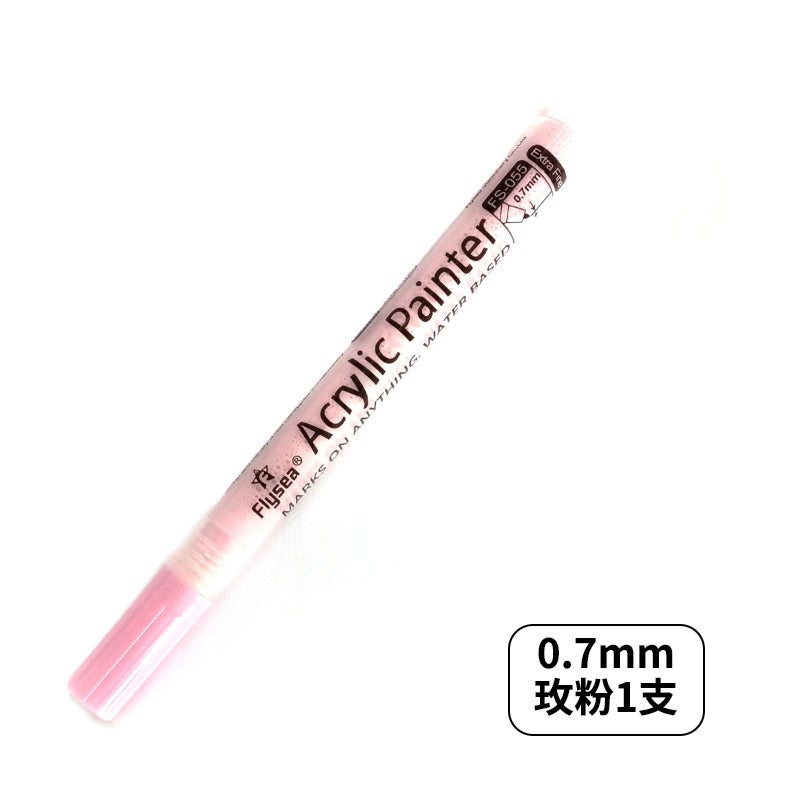 0.7Mm Acrylic Marker Nail Art Graffiti Diy Crafts Quick-Drying Waterproof Single Kidsren'S Painting Brush - Image 1