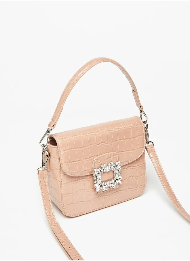 فلورا بيلا من شو إكسبرس Embellished Satchel Bag