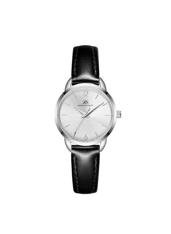 KENNETH SCOTT Women's Polyurethane Analog Watch K22526-SLBW - 28 mm