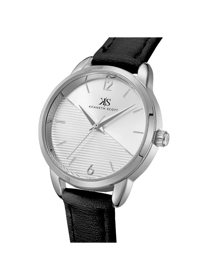 KENNETH SCOTT Women's Polyurethane Analog Watch K22526-SLBW - 28 mm