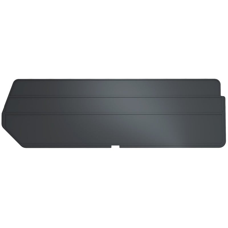 AkroMils 40234 Plastic Length Dividers for AkroBins Stackable Storage Bins Model 30234 Custom Storage Inserts for Tools Crafts Supplies 6Pack Black