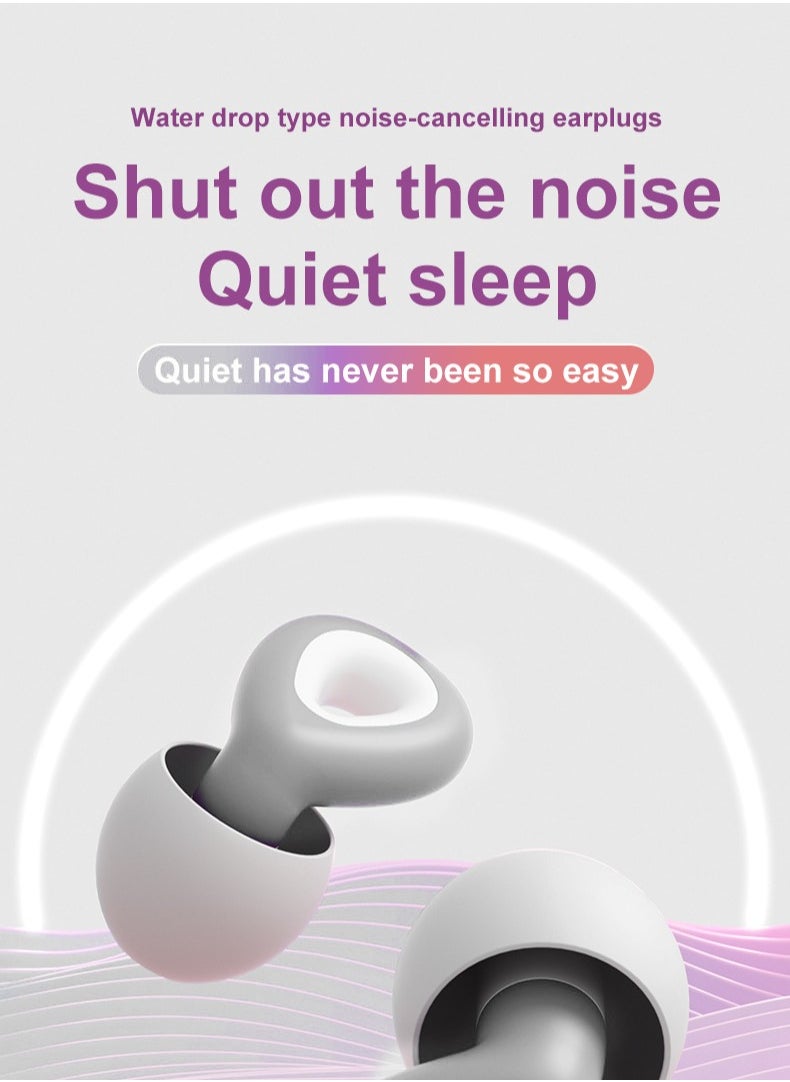 Generic - Ear Plugs for Sleeping Noise Cancelling, High Fidelity Concert Ear Plugs, Reusable Soft Silicone Ear Protection for Sleep, Concerts, Work, Rave -35dB Noise Reduction, with 6 Eartips - Image 1