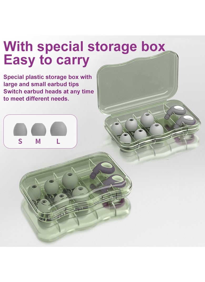Generic - Ear Plugs for Sleeping Noise Cancelling, High Fidelity Concert Ear Plugs, Reusable Soft Silicone Ear Protection for Sleep, Concerts, Work, Rave -35dB Noise Reduction, with 6 Eartips - Image 1