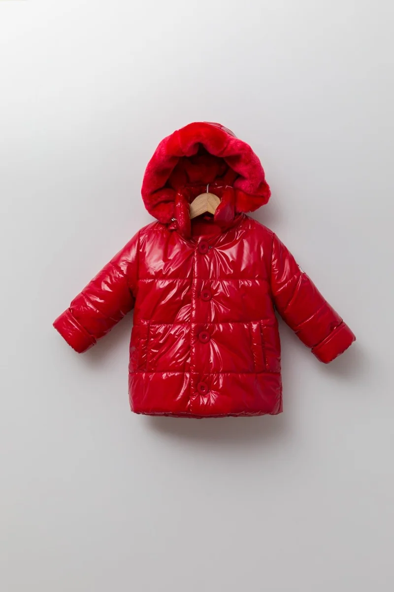 بيبي هولا Hooded Water and Windproof Girl's Boy's Coat 13441
