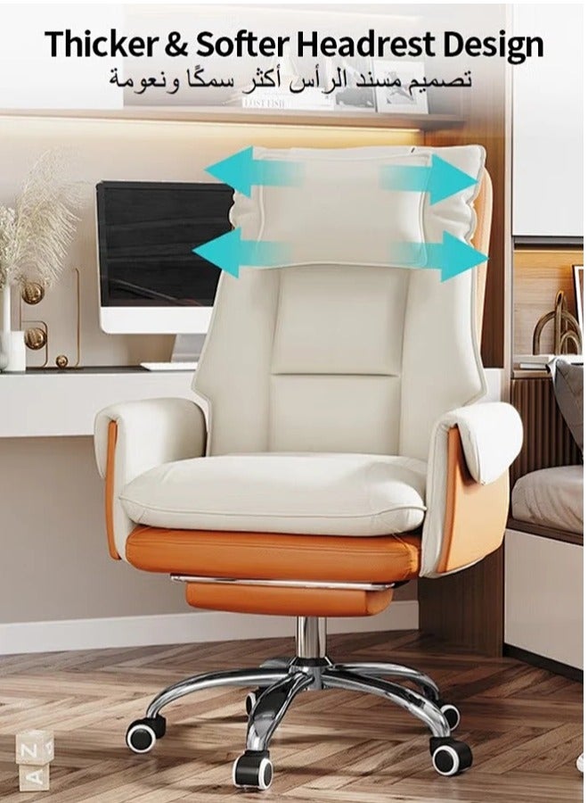 Snooe Office Chair, High Back Office Computer Desk Chair with Armrest, Height Adjustable Home Office Work Station Chair - Image 2