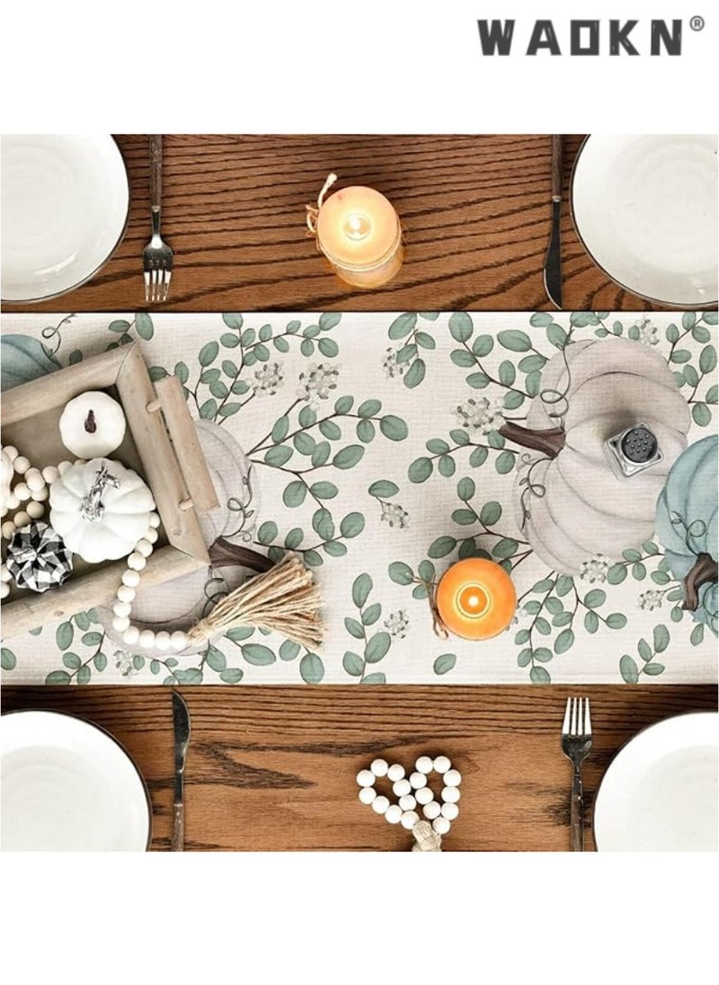 WAOKN Table Runner, 30 * 180 CM Burlap Table Runner for Modern Farmhouse Decor, Natural Cotton Woven Runner with Tassels for Wedding Party Farmhouse Dining Table Decor  - Image 5