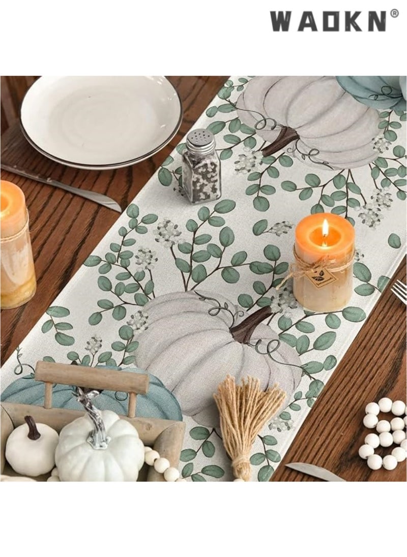 WAOKN Table Runner, 30 * 180 CM Burlap Table Runner for Modern Farmhouse Decor, Natural Cotton Woven Runner with Tassels for Wedding Party Farmhouse Dining Table Decor  - Image 4