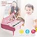 Love&Mini LoveMini Piano Keyboard Toys for Girls 24 Keys Toddler Piano Music Toy Instruments with MicrophonePink Piano Toys for 1 2 3 4 5 Years Old Girls Birthday Xmas Gifts 24 Keys Pink Piano Toy - Image 4