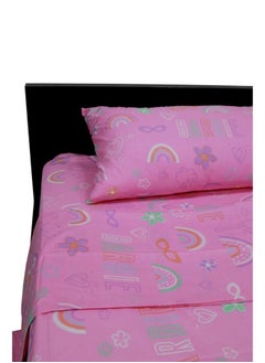 Hotel Linen Klub Kidz Klub Barbie Doll Pink Fittedsheet Twin 2pcs Set - Fabric 144TC Poly Cotton Printed Size: 1pc Fitted Sheet 120x200+25 cm +Pillowcase 50x75cm  - Image 4