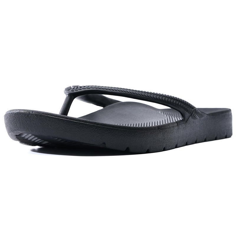 GETOEU Flip Flops for Women and Men with Arch Support Comfortable Slide Sandals Slip Resistant Shower Shoes Walking Thong Sandals,Black,6.5 Women/5.5 Men - Image 2