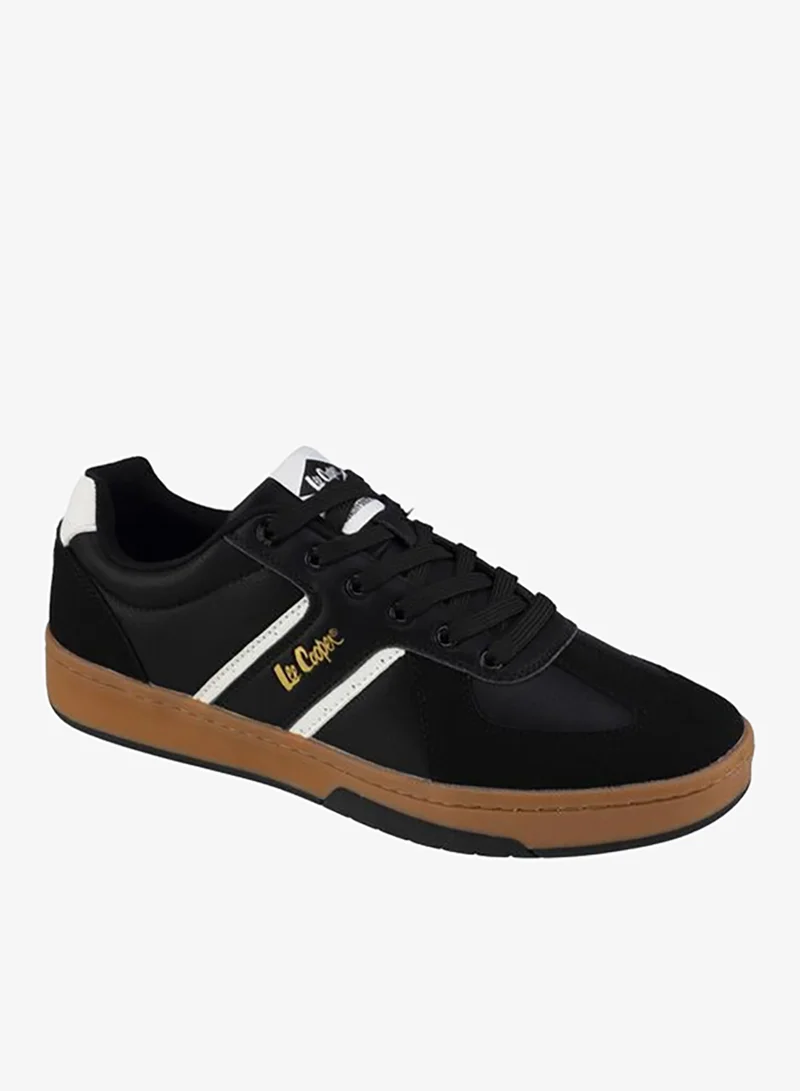 Lee Cooper Men Logo Print Lace-Up Sneakers
