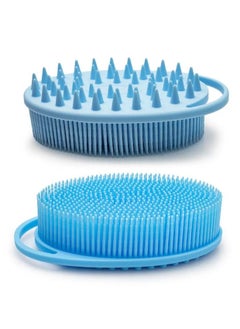 Prime by javaudan Silicone Body Scrubber & Scalp Massager 2in 1 Exfoliating Shower Brush & Shampoo Brush for Deep Cleansing  - Image 1